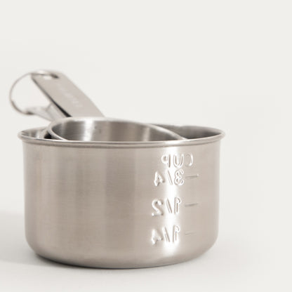 ONTARIO Stainless Steel Measuring Cups Set - 4 Piece