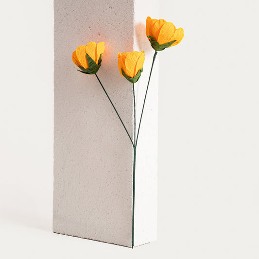 Artificial branch Artificial CARTA Orange Paper Branch 41 cm