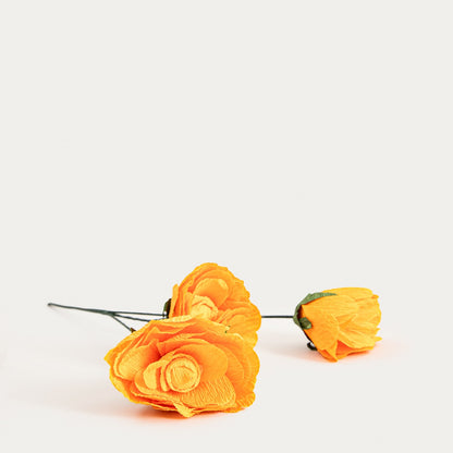 Artificial branch Artificial CARTA Orange Paper Branch 41 cm