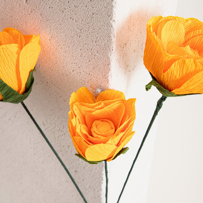 Artificial branch Artificial CARTA Orange Paper Branch 41 cm