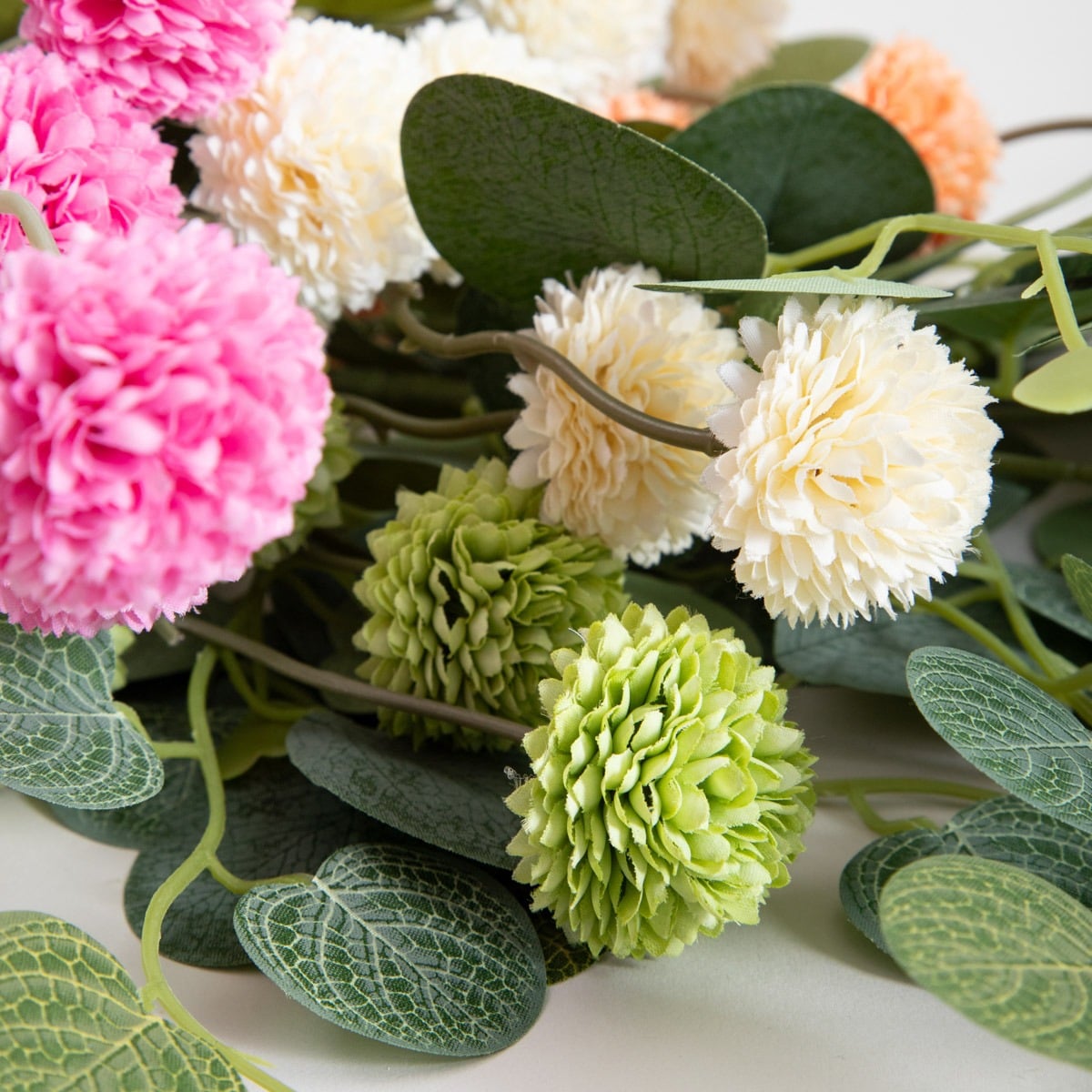 MARITA Artificial Flower Bouquet with Full-Colour Daisies 70 cm