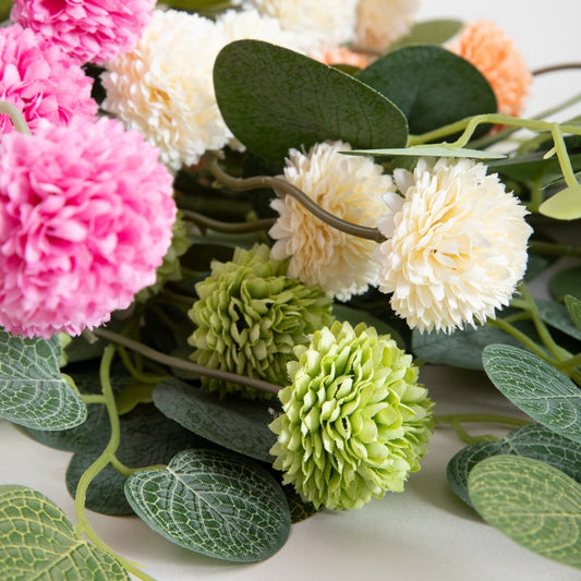 MARITA Artificial Flower Bouquet with Full-Colour Daisies 70 cm