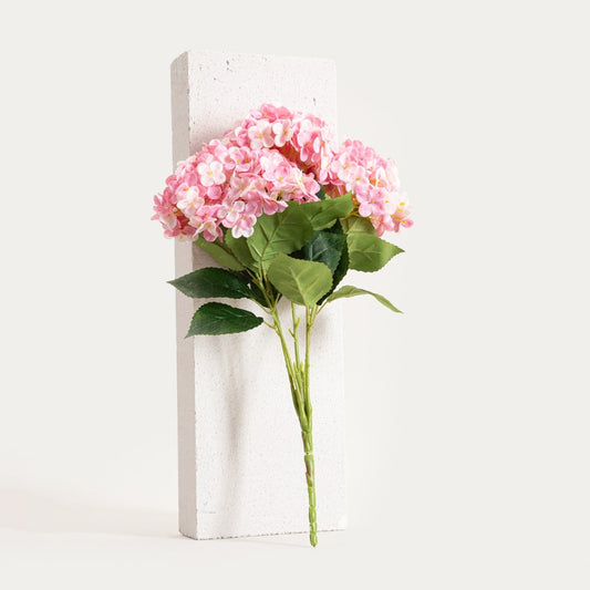 Artificial Branch HYNDRA Pink Hydrangea 51 cm