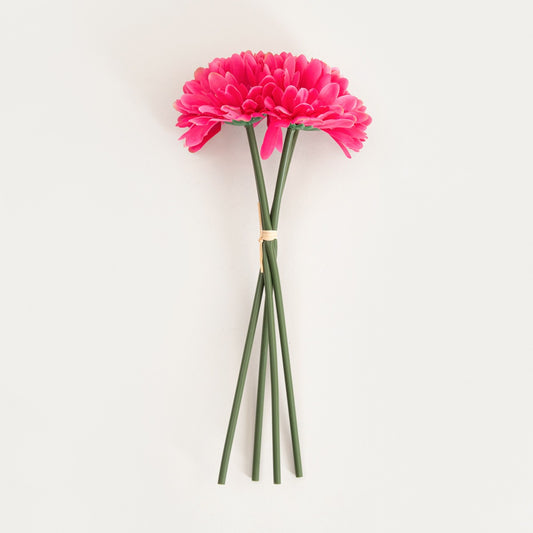 LIEGER Dark Pink Artificial Flower Bouquet 30 cm