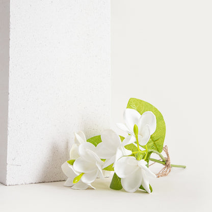 WITNES White Flower Bouquet 40 cm - Artificial Flowers