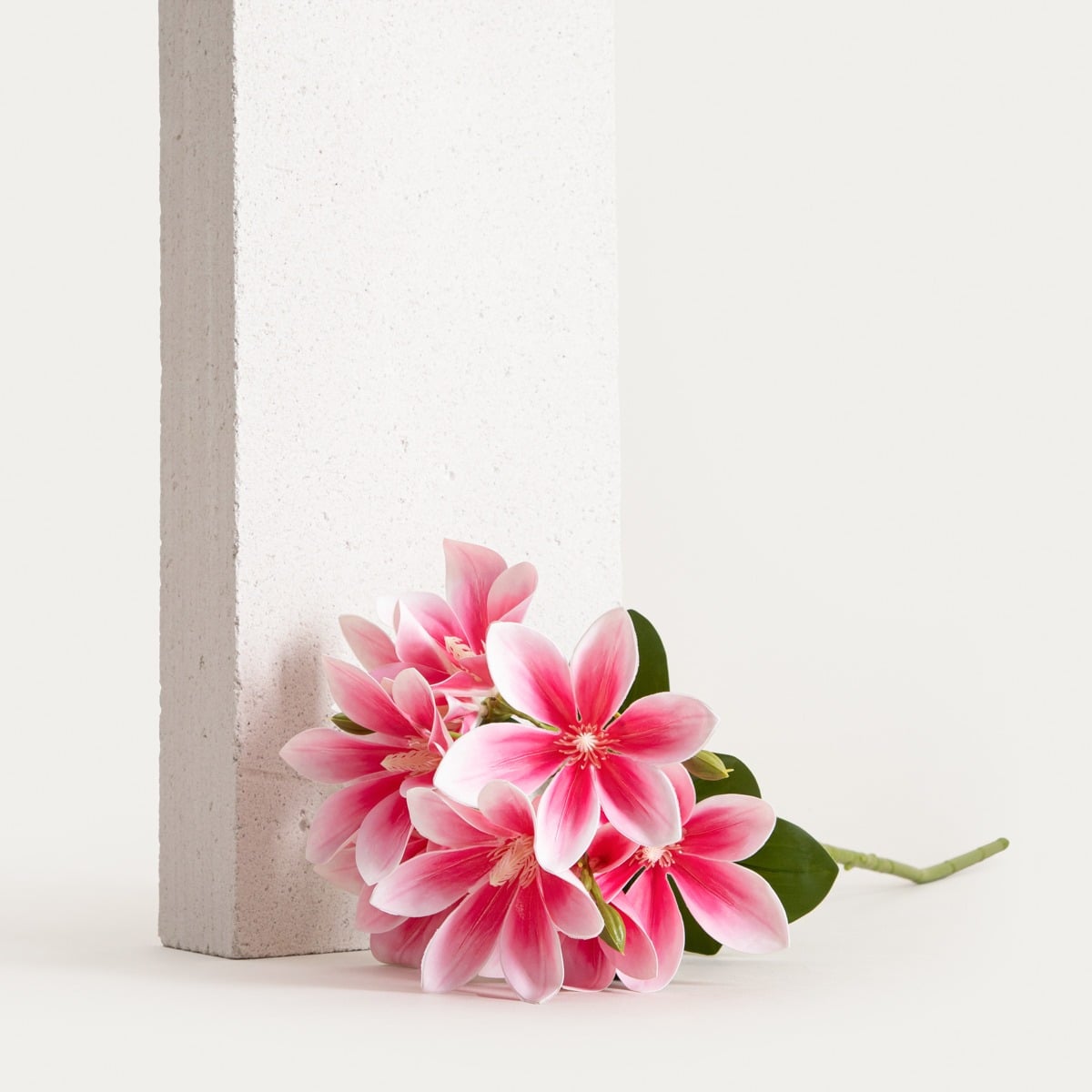 Artificial branch Artificial Pink Lily Branch 75 cm for Home Decor