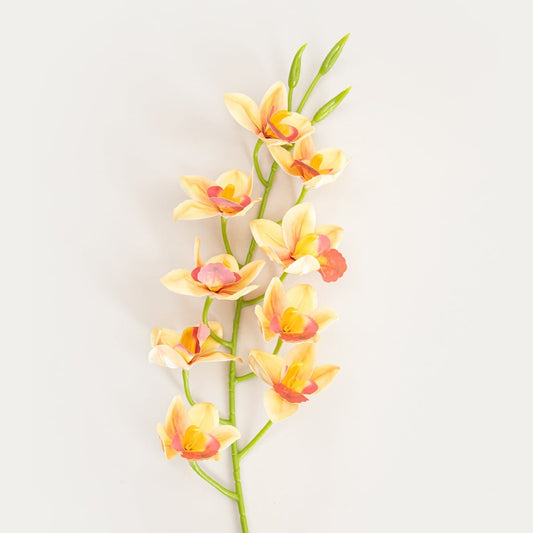 Artificial branch Artificial Yellow Orchid Branch ORKID 109 cm