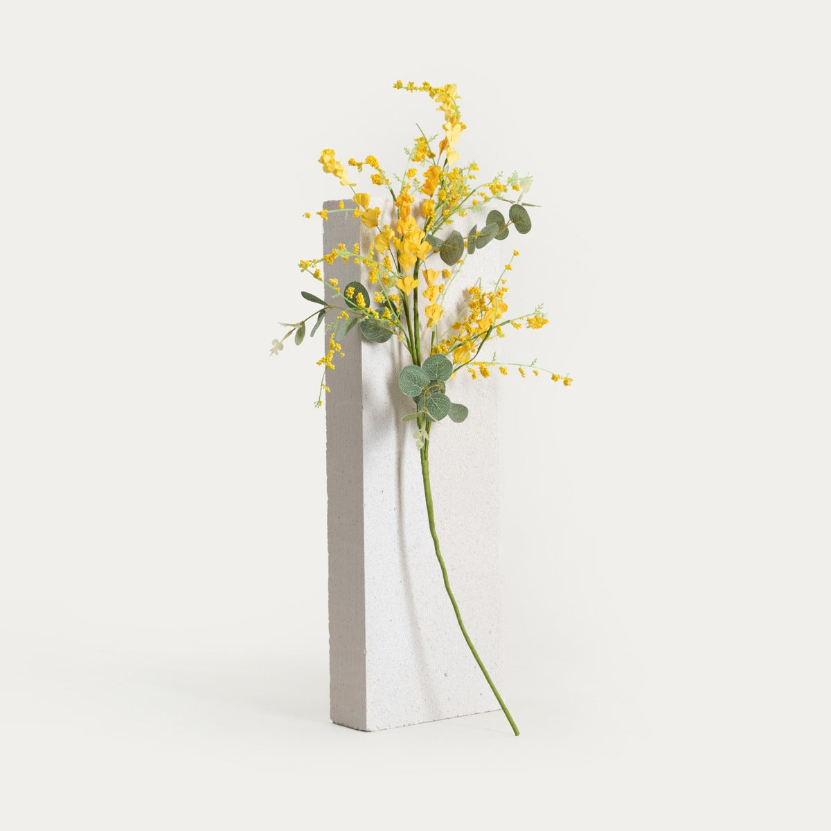 Artificial branch Artificial MALOO Branch with Yellow Flowers - 87 cm