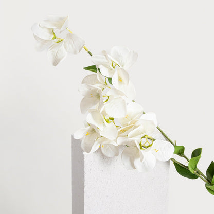 Artificial branch Artificial White Japanese Azalea Branch 112 cm