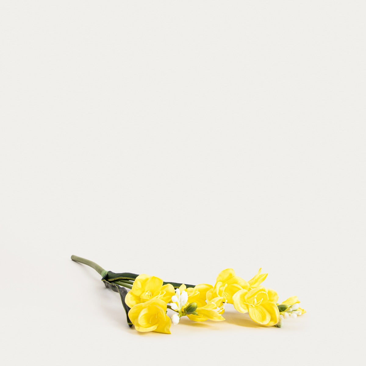 Artificial branch Artificial Yellow Freesia Branch FERSIA 58 cm