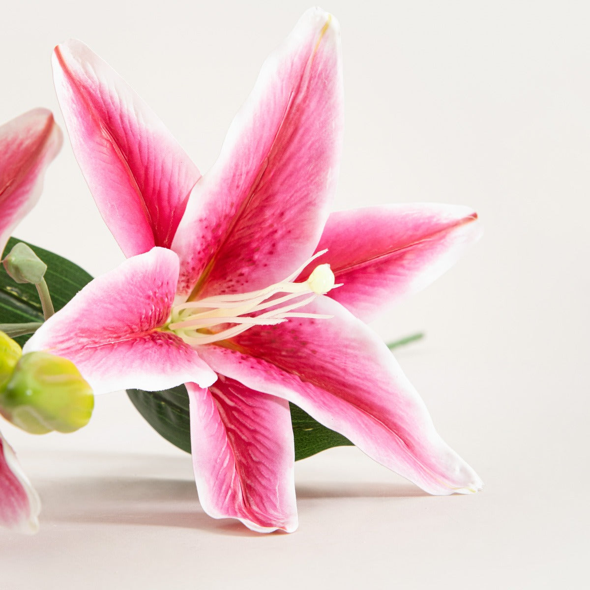 Artificial branch Artificial Pink Lily Branch 73 cm - Elegant Home Decoration