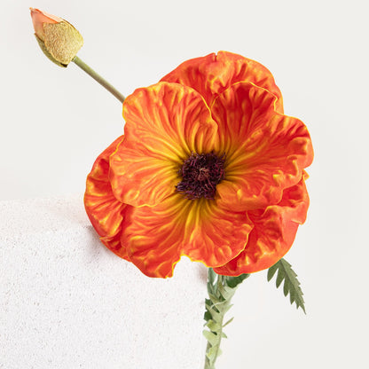 Artificial branch SLAVA Orange Artificial Flower Branch 110cm