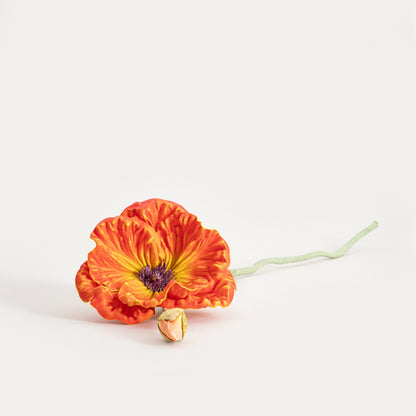 Artificial branch SLAVA Orange Artificial Flower Branch 110cm