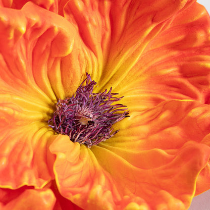 Artificial branch SLAVA Orange Artificial Flower Branch 110cm