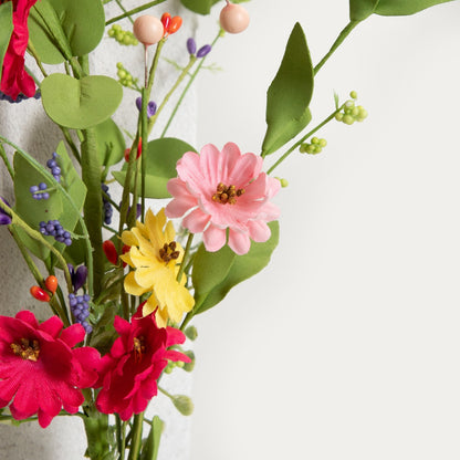 MEADOW Artificial Branch with Pastel Flowers 70 cm