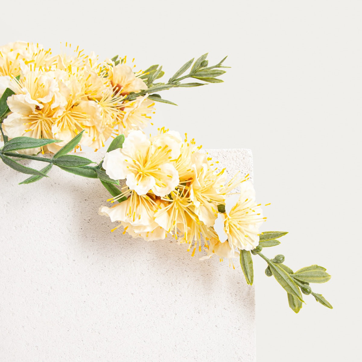 Artificial Branch INGGER Triple Yellow 84 cm