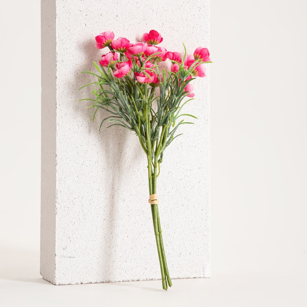 Camellia Pink Artificial Flower Bouquet 30 cm