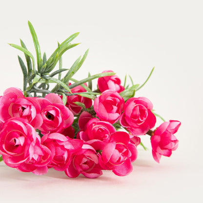Camellia Pink Artificial Flower Bouquet 30 cm