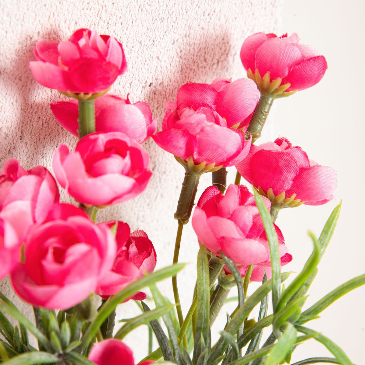 Camellia Pink Artificial Flower Bouquet 30 cm