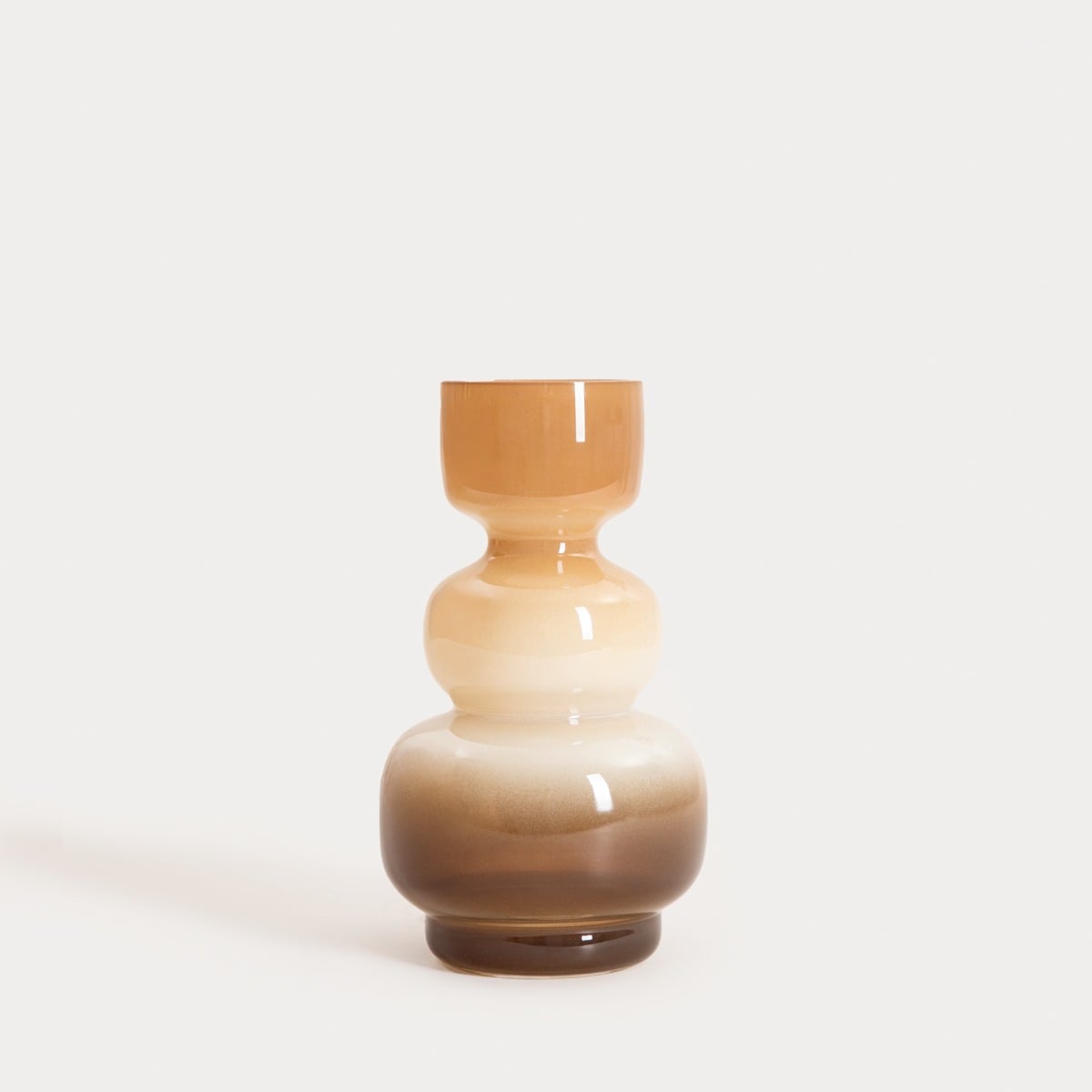 XIAO Glass Ombre Vase 15x15x26 cm