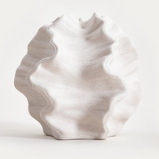 Wazon MARE Sculptural Ceramic Vase 21x21x21cm