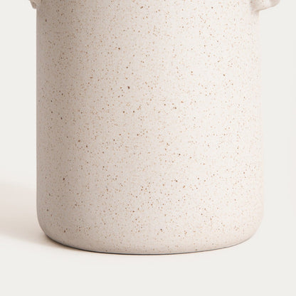 Wazon MARE Decorative Sand Finish Braided Ceramic Vase 15x13x24 cm