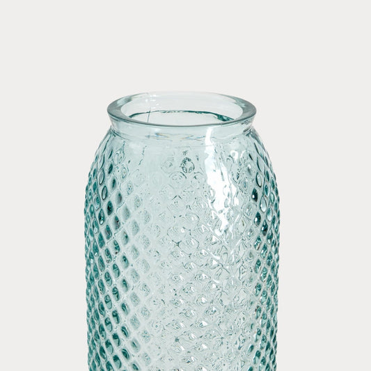 Wazon MIKKA Transparent Recycled Glass Vase 45 cm