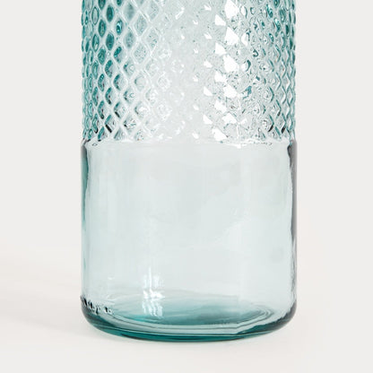 Wazon MIKKA Transparent Recycled Glass Vase 45 cm