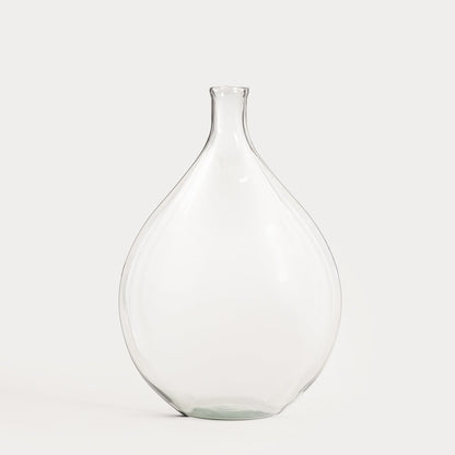 Wazon LUKI Large Round Recycled Glass Vase 35x54x54 cm