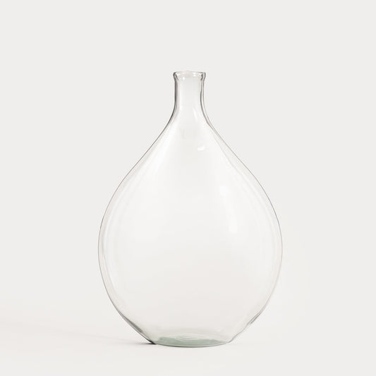 Wazon LUKI Large Round Recycled Glass Vase 35x54x54 cm