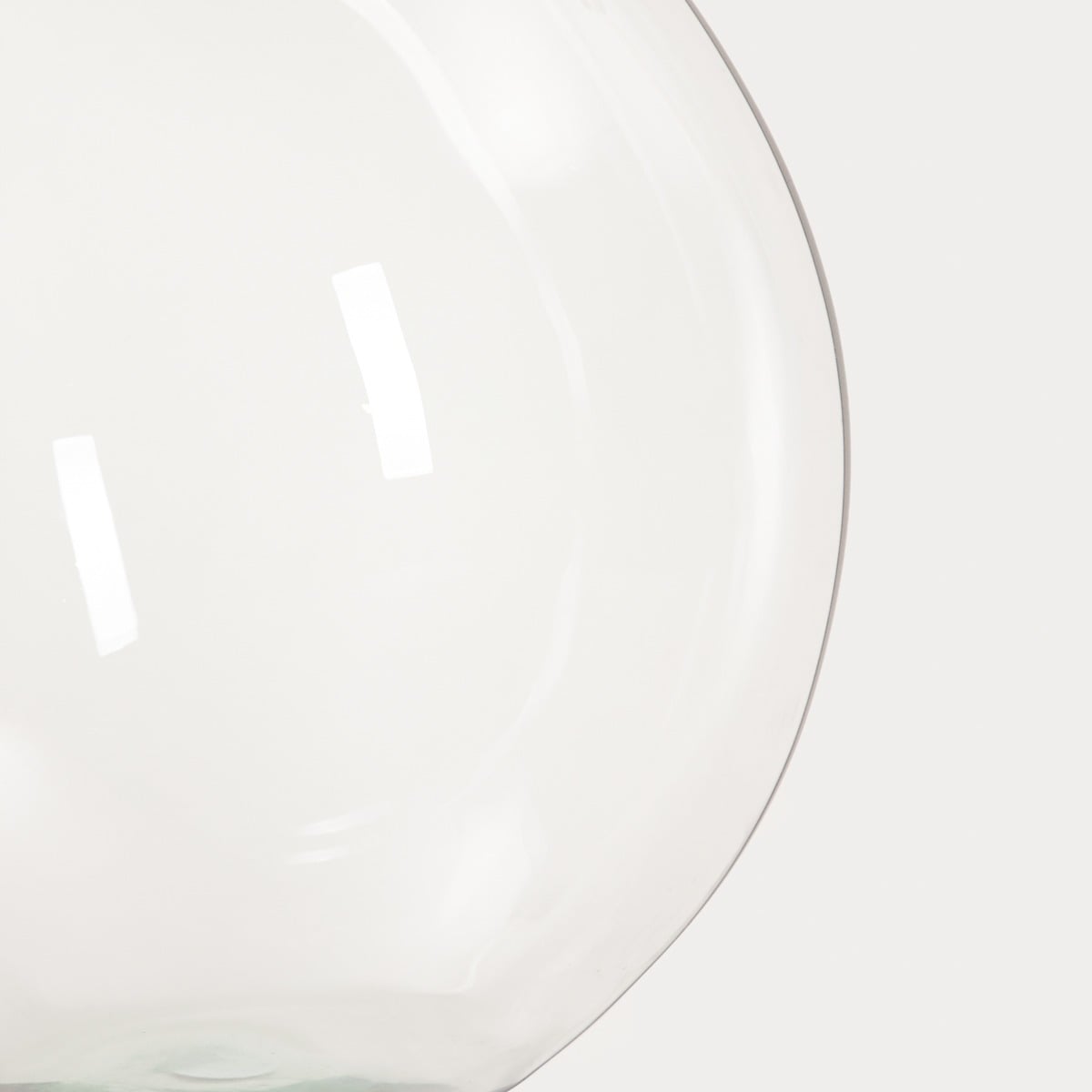 Wazon LUKI Large Round Recycled Glass Vase 35x54x54 cm