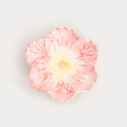 Taca dekoracyjna FOLAR Pink Floral Decorative Tray 18.5x17.5x3 cm