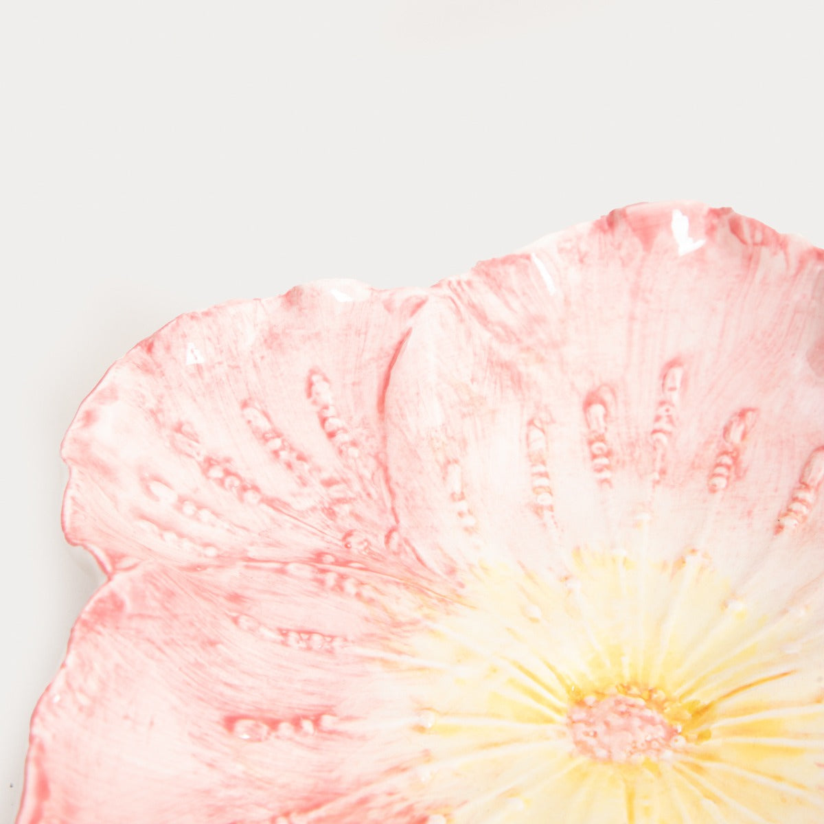 Taca dekoracyjna FOLAR Pink Floral Decorative Tray 18.5x17.5x3 cm