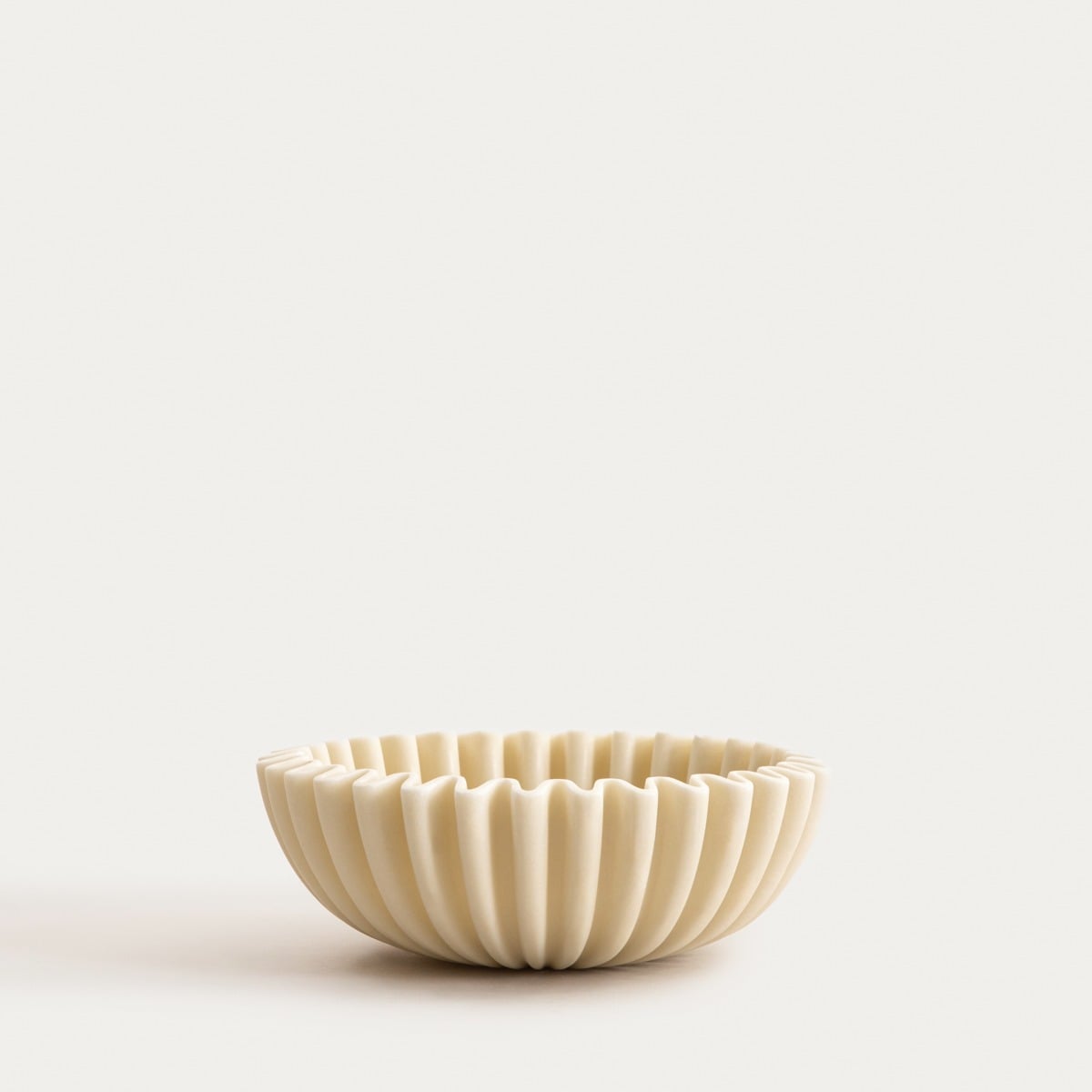 Misa dekoracyjna AUREA Decorative Bowl with Radiant Ecru Pattern 20x20x6.5 cm