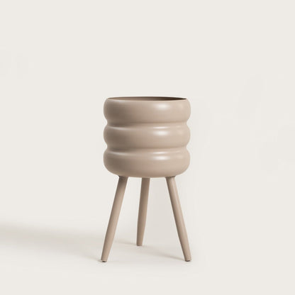 Flowerbed BUUBLE Beige Elevated Flower Pot Stand 29x17x15 cm