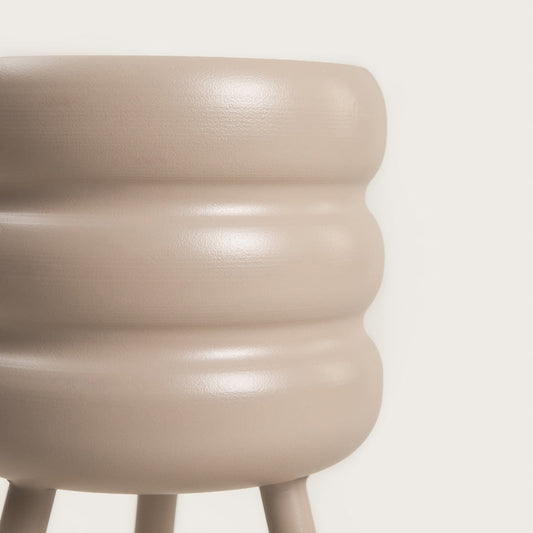Flowerbed BUUBLE Beige Elevated Flower Pot Stand 29x17x15 cm