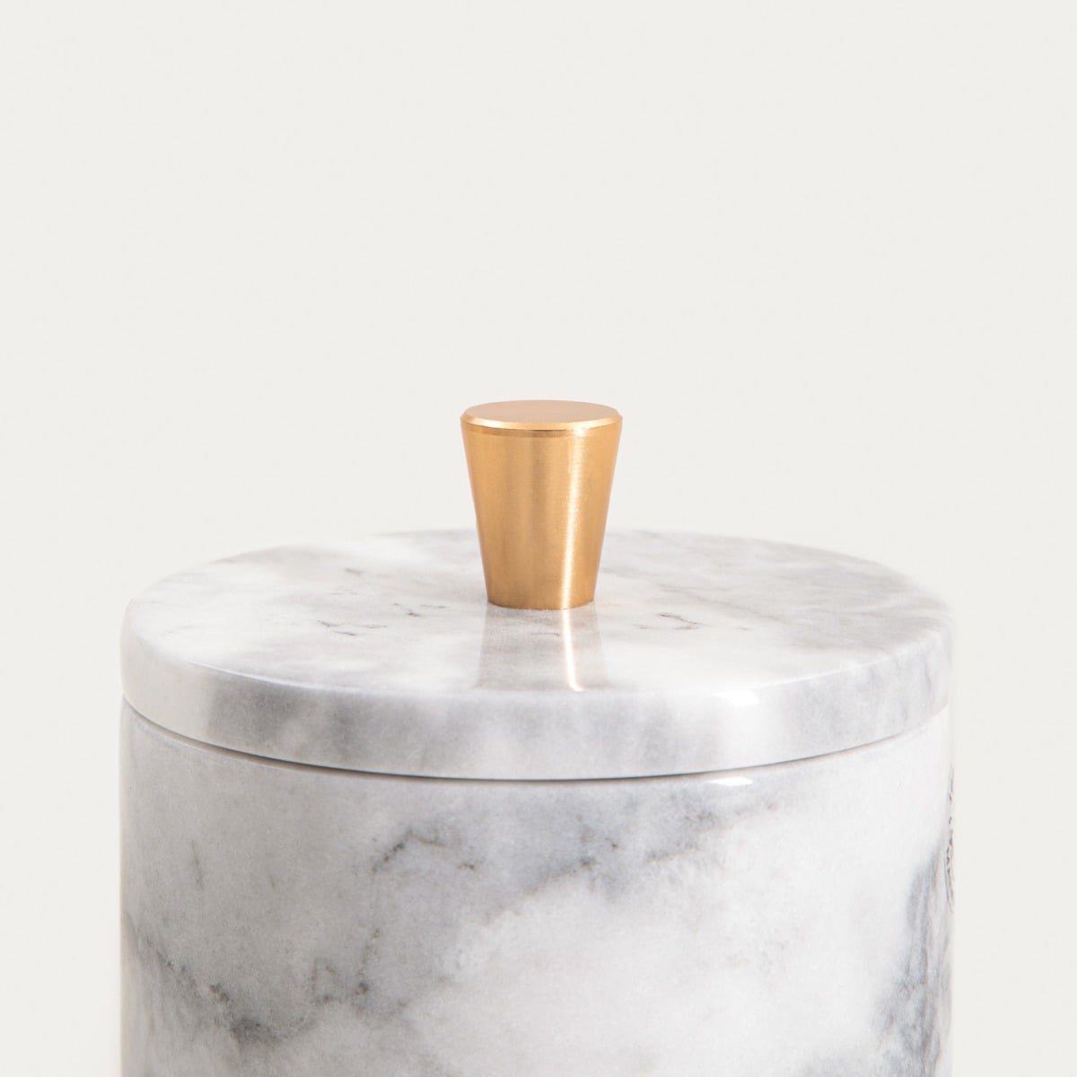 Marble container Marble White Container 12x12x10cm - Elegant Storage Box