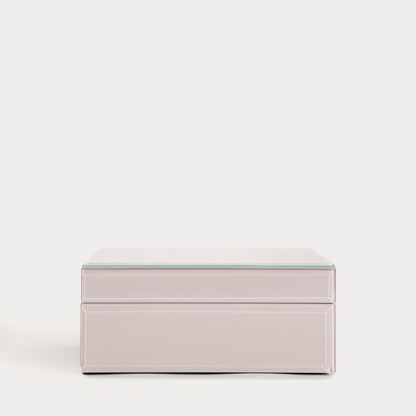 Jewelry box AERLA Glass Jewelry Box Beige 19x15x8 cm