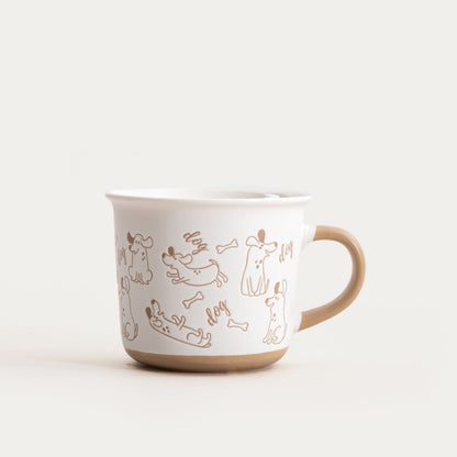 Mug NANDI Ceramic Mug with Dog Motif 0.3L