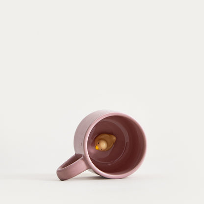 ALAGI Pink Mug with Duckling 0.25L