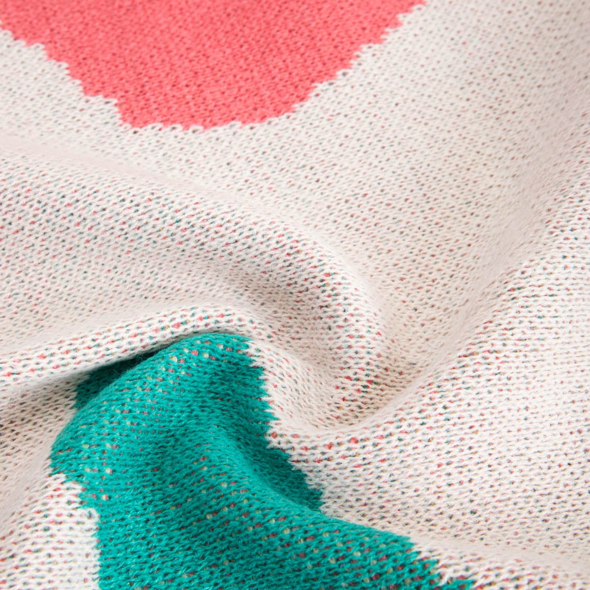 FELO Blanket with Colourful Floral Motif 130x170cm