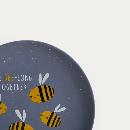 Plate ANNBEE Navy Blue Bee Porcelain Plate 16 cm
