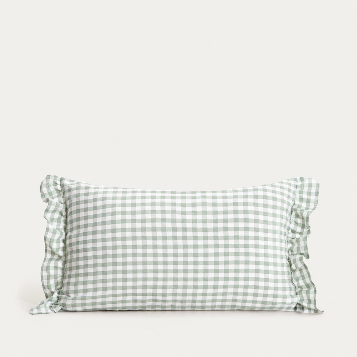 ALAMBRA Checkered Pistachio Cushion 30x50cm