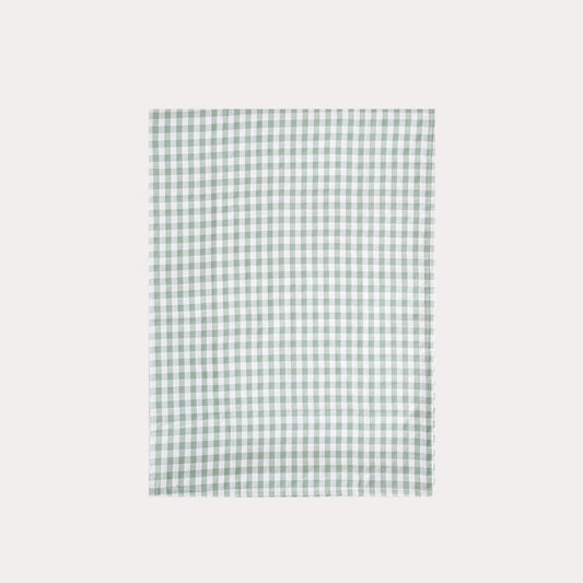 ALAMBRA Checkered Pistachio Table Runner 40x160cm