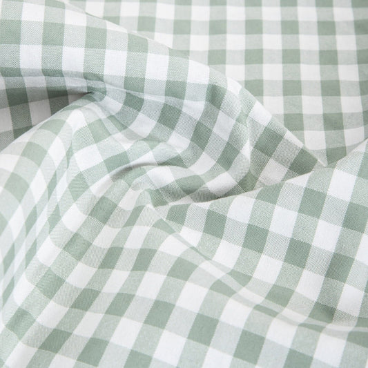 ALAMBRA Checkered Pistachio Table Runner 40x160cm