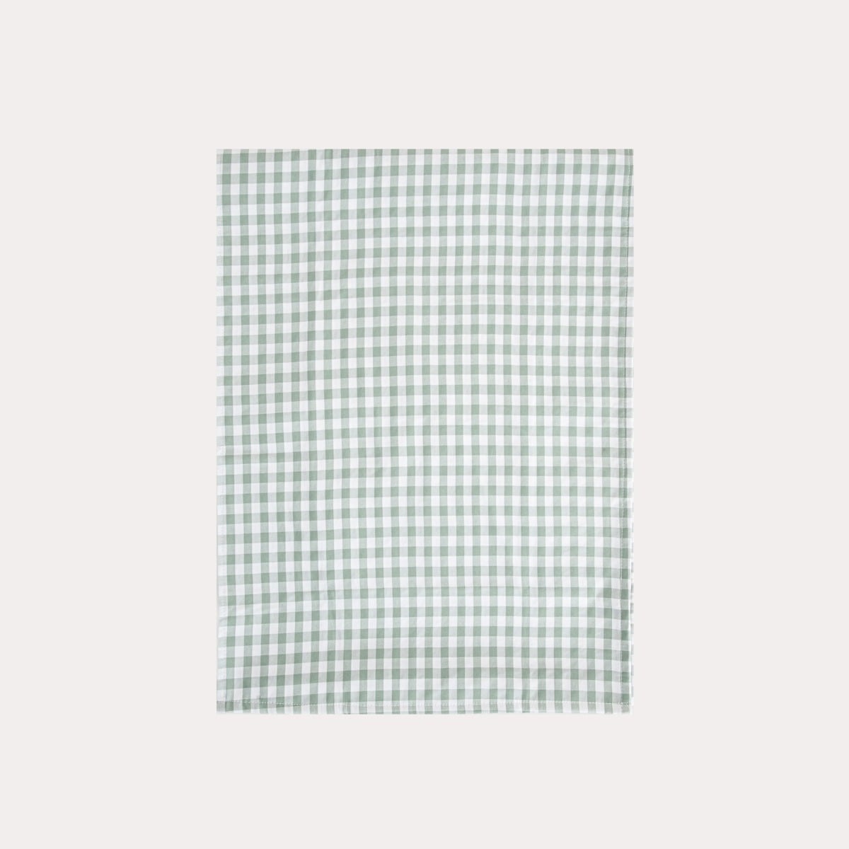 ALAMBRA Checkered Pistachio Tablecloth 130x180cm
