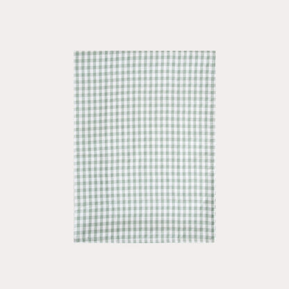 ALAMBRA Checkered Pistachio Tablecloth 130x180cm