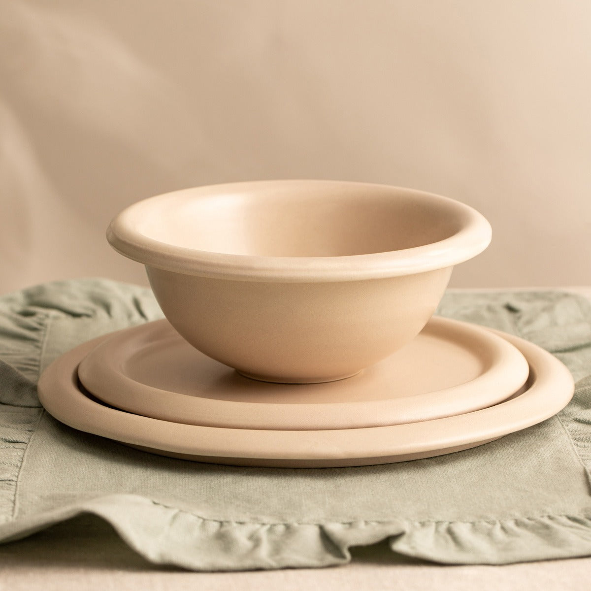 WILORA Cream Ceramic Bowl 18x7 cm