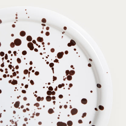 WILORA Spotted Brown Dinner Plate 26 cm
