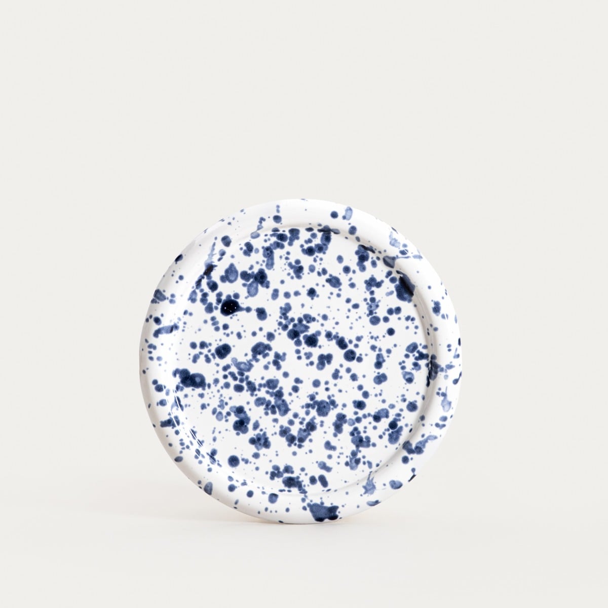 WILORA Dessert Plate Spotted Navy Blue 21 cm
